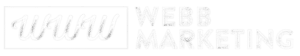 Webb Marketing white logo