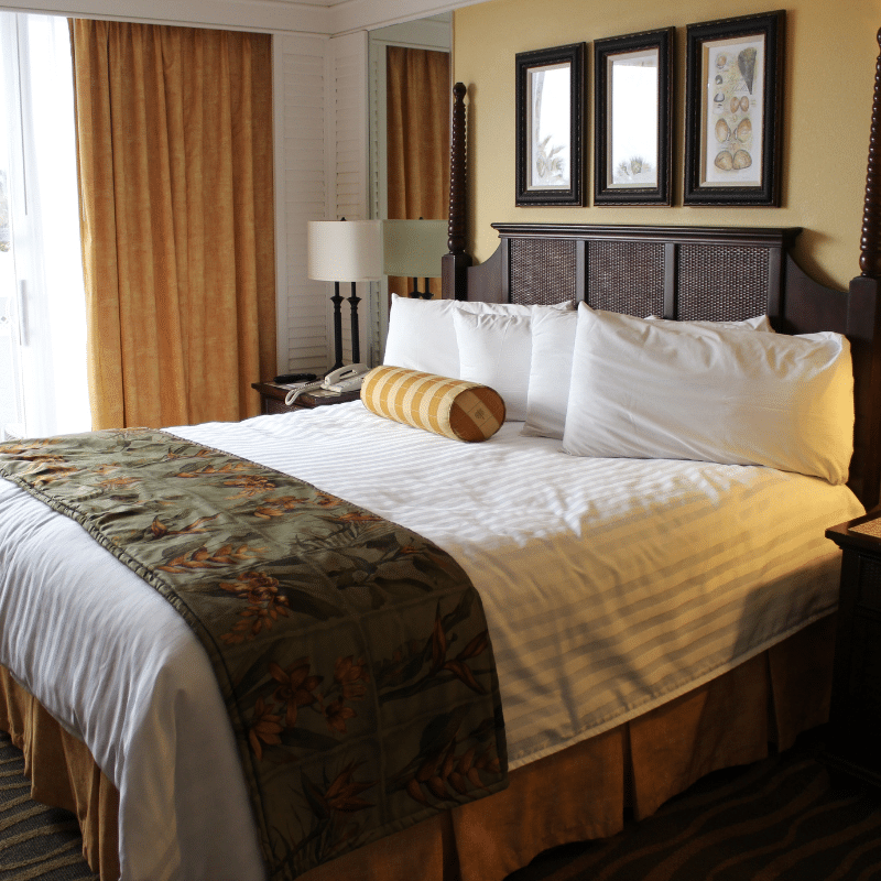 bedroom in short term rental or serviced accomodation